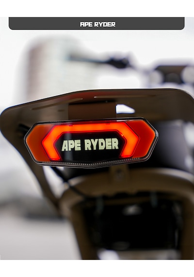 Ape Ryder Mandrıll 1000w Elektrikli Bisiklet Ayna Çanta Ve El Gazı Siyah