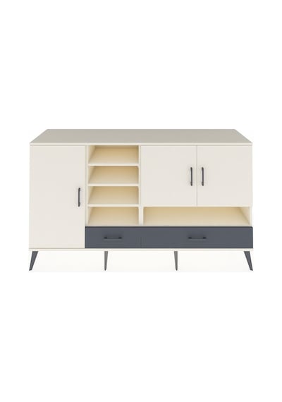 Kronos Konsol 8 Raflı 2 Çekmeceli 3 Kapaklı 176x59x99 Aytaşı-ayta Aytaşı-aytaşı/antrasit
