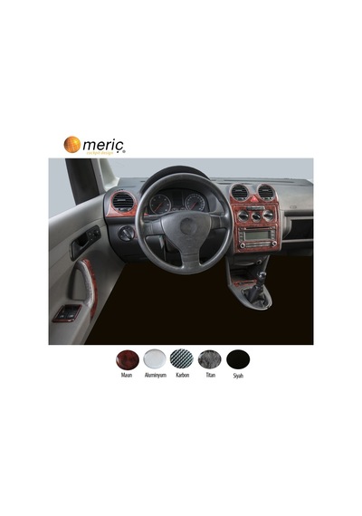 Meriç® Volkswagen Caddy Ön Torpido Kaplama 18 Parça 2010-2014 (530157586)