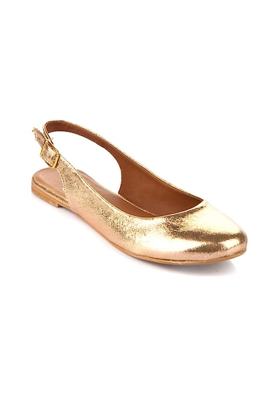 Fox Shoes Bronz Kadın Babet B726105214 Bronz