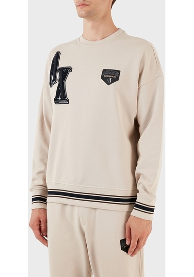 Armani Exchange Erkek Sweat 6rzmje Zjdpz 1934 Bej