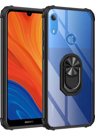 Huawei Y6s 2019 Kılıf Zore Mola Kapak Siyah