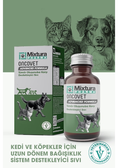 Mixtura Pharma Oncovet Kedi Ve Köpek Oluşumuna Karşı Bağıışıklığı Destekleyici Sıvı