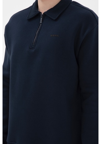 U.S. Polo Assn. Erkek Lacivert Basic Sweatshirt 50298265-VR033