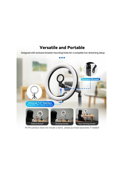 Telesin Selfie Ring Light 10ınç