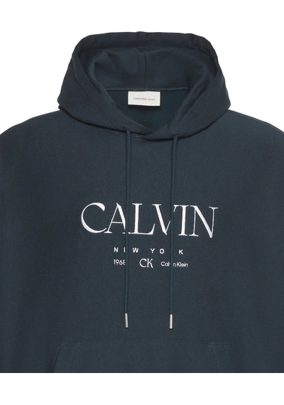 Calvin Klein Ls Premıum Fleece Calvın Graphıc Erkek Yeşil Sweatshirt