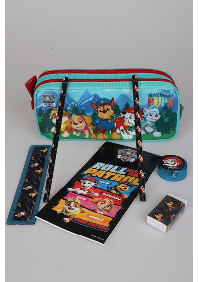 X Dekomus Lisanslı Paw Patrol Kalem Çantası Ve 6'lı Kırtasiye Seti Not Defteri,2 Adet Kurşun Kalem,cetvel,silgi,kalemtraş Diğer