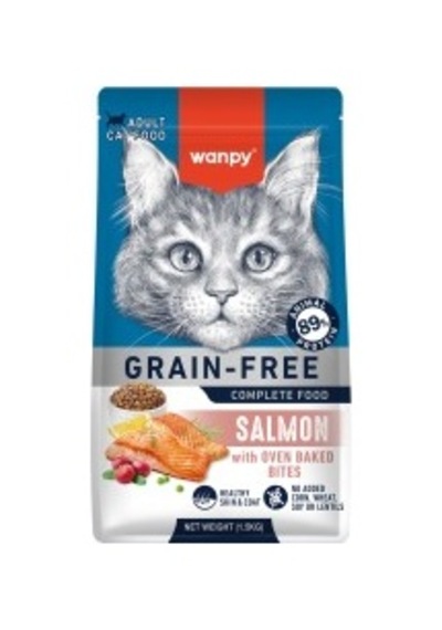 Tahılsız Somonlu Yetişkin Kedi Maması 8 Kg Wanpy