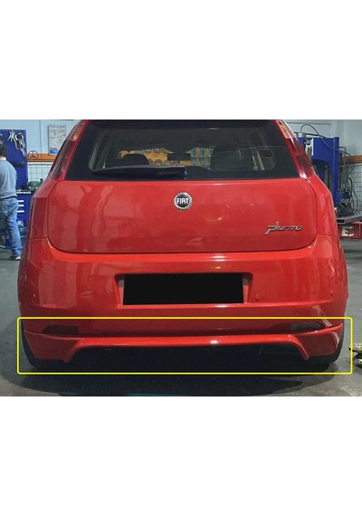 Fiat Punto Grande Rieger Arka Ek Difüzör Siyah Plastik 2005-2009 Arka-difizör-bodykit-ek-karlık