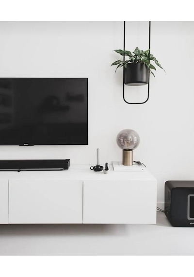 Dizayn Joy Tv Ünitesi Tv Sehpası Alt Modülü Mat Beyaz Soft 240 Cm