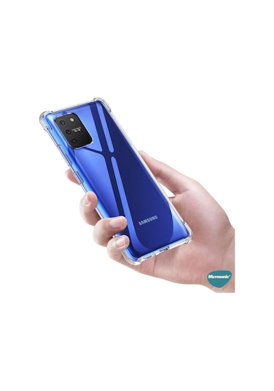 Microsonic Samsung Uyumlu Galaxy A91 Kılıf Shock Absorbing