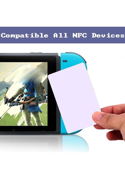 10 Adet Nfc Kartları Ntag215 Nfc Etiketleri, Boş Pvc Nfc Chip Kartları Su Geçirmez Nfc 215 Kartları Android Ve Nfc