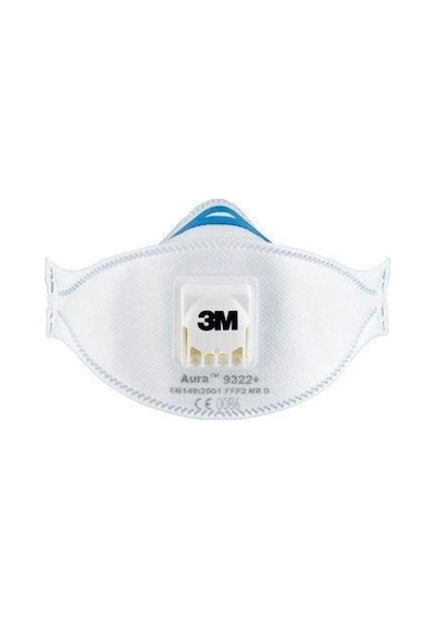 3m 9322+ Ventilli Toz Maskesi