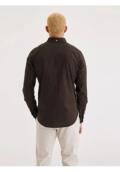 Dockers T2 Oxford Savıer Oxford Deep Forest Plaı Erkek Beyaz Gömlek - L29599