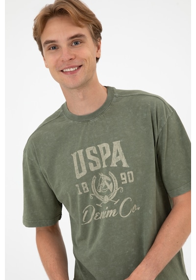 U.s. Polo Assn. Erkek Vizon Tişört 50300228-vr052 Vizon