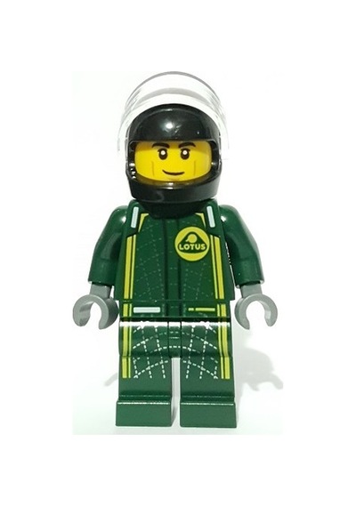 Lego Minifigür Lotus Evija Driver Sc096