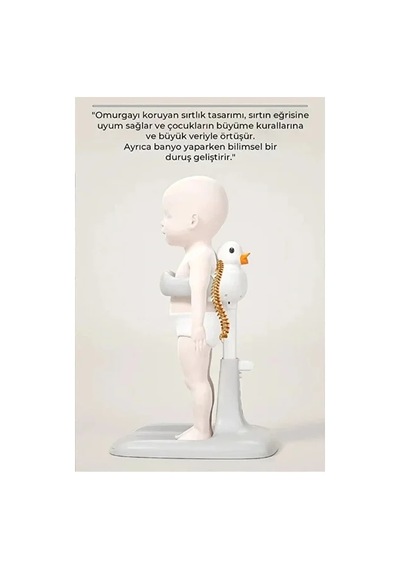 Lb Ergonomik Ördekli Bebek Banyo Yıkama Yardımcısı Çok Renkli