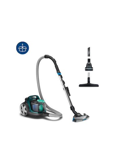 Philips Fc9555/09 Powerpro Aktif Torbasız Elektrikli Süpürge 650 W, 1,5 L Toz Hacmi, Mini Turbo Emme Fırçası, Sert Zemin Başlığı Dahil Philips Fc9555/09 Powerpro Aktif Torbasız Elektrikli Süpürge 650 W, 1,5 L Toz Hacmi, Mini Turbo Emme Fırçası, Sert Zemin Başlığı Dahil