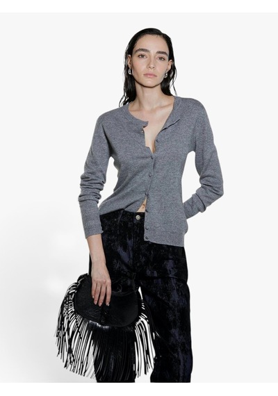 Sisley Yün Ve Kaşmir Karışımlı Ribana Detaylı Bisiklet Yaka Hırka Kadın Gri Hırka - 325a102hm5237 Sisley Yün Ve Kaşmir Karışımlı Ribana Detaylı Bisiklet Yaka Hırka Kadın Gri Hırka - 325a102hm5237