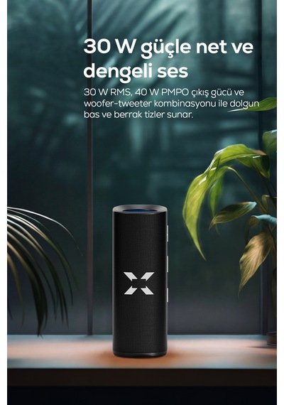 Obli 4 Bluetooth Hoparlör 30w Rms, Işıklı, 4000 Mah, Tws, Ipx4, Bt 5.3 X6705