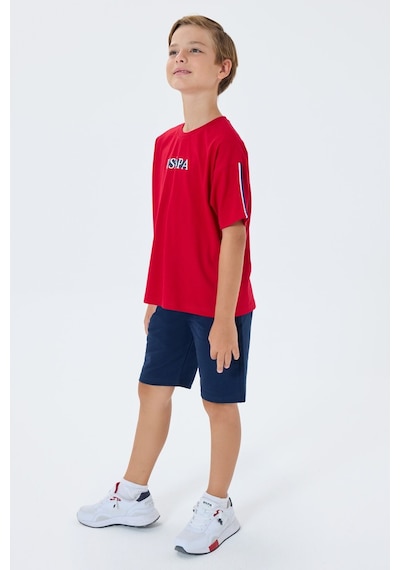 U.s. Polo Assn. Erkek Çocuk Kırmızı Bermuda Takım Kırmızı