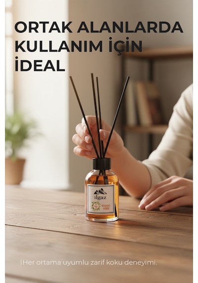 Ilgaz Sandal Ağacı + Pudra Bambu Çubuklu Ortam Kokusu 2 x 110 ML