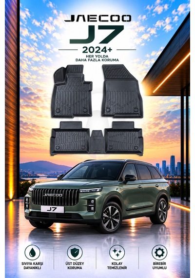 Jaecoo J7 2024+ Aracınıza Özel Üretim Havuzlu Paspas Takımı A+ -mod-