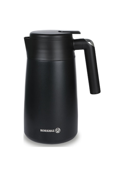 Korkmaz Dina Siyah Termos 1.2 Litre