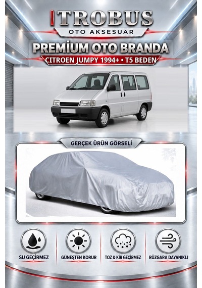 Citroen Jumpy 1994 Ve Sonrası Uyumlu Premium Araba Brandası Oto Branda T5 Beden