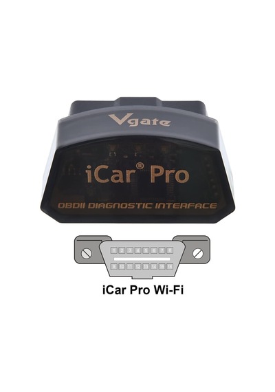 İcar Pro Wi-fi Elm327 Obd2 Obdıı Araba Otomatik Teşhis Tarayıcı Aracı Kontrol Motor Işık İos İphone/ipad/android İçin Uyumlu Adaptörü Ile 2.2 (8 Litre) Standart