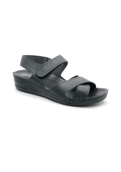 Aryan 02-935 Ortapedik Kadın Sandalet Siyah