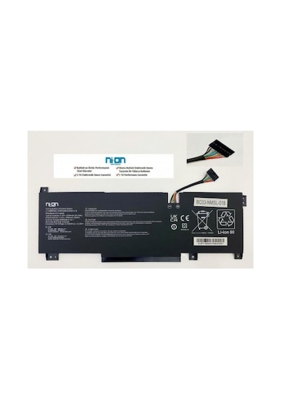 Nion Msi Katana Gf66 11uc-208tr Uyumlu Notebook Batarya Pil