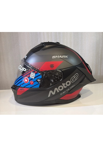 Kask Shark Skwal Cup Motogp Mat Kapalı Gri/kırmızı