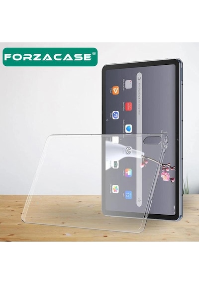 Forzacase Xiaomi Pad 7 / 7 Pro 11.2 İnch İle Uyumlu Silikon Kılıf Şeffaf - Fc013 Arka Kapak