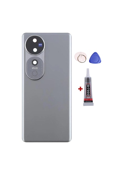 Vivo V40 Pro Siyah Arka Kapak Batarya Kapağı Pil Kapağı Yapışkan Ve Sökme Aparatıyla Beraber Full Set Siyah