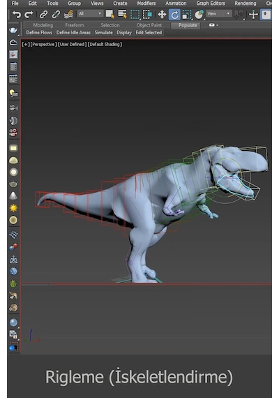 3DS Max 2021 Animasyon 2.Bölüm Video Ders Eğitim Seti