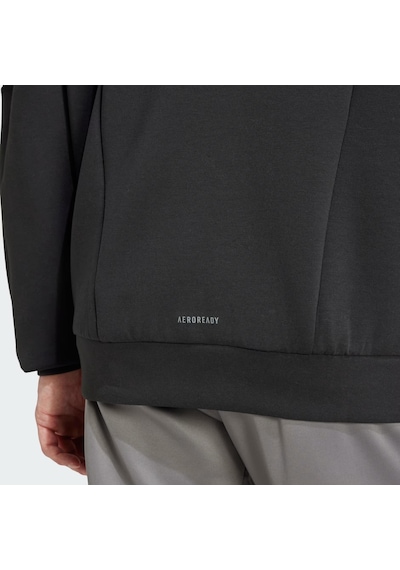 Adidas Designed For Training Full-zip Track Erkek Sweatshirt C-adııy1131e50a00 Siyah
