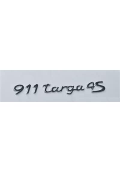 Porsche Uyumlu Yazı 911 Targa 4s 3.5 29 Cm Krom