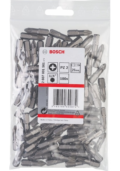 Bosch Extra Hard PZ 2x25 MM Vidalama Ucu 100'lü - 2607001561