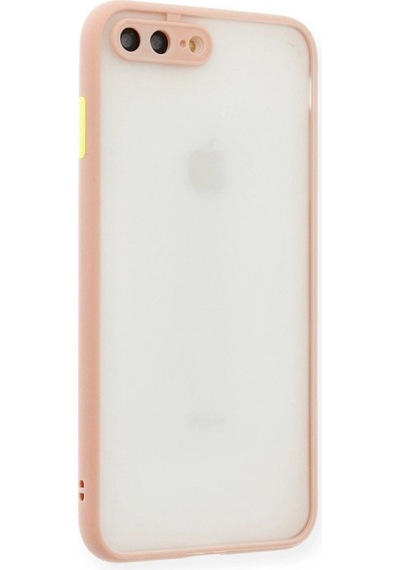 Apple, Uyumlu iPhone 7 Plus Kılıf Montreal Silikon Kapak - Pembe