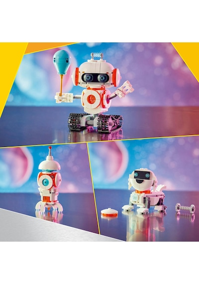 LEGO® Creator 3’ü 1 Arada Uzay Robotu 31164 - 8 Yaş ve Üzeri Çocuklar için Köpek Figürüne veya Rokete Dönüşebilen Oyuncak Yapım Seti (281P)