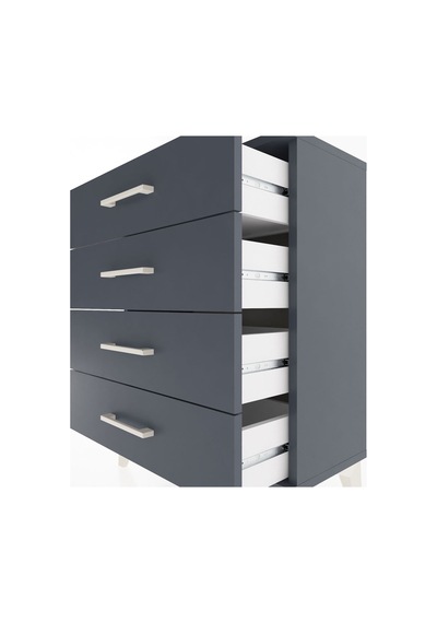 Arges Komodin 2 Raflı 60x30x80 Antrasit-antrasit Antrasit