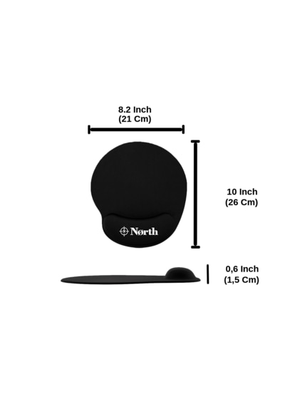 North Airfly Premium Quality Bilek Destekli Gaming Mousepad