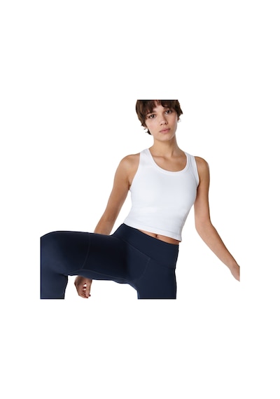 Sweaty Betty Athlete Seamless Workout Kadın Tişört Beyaz