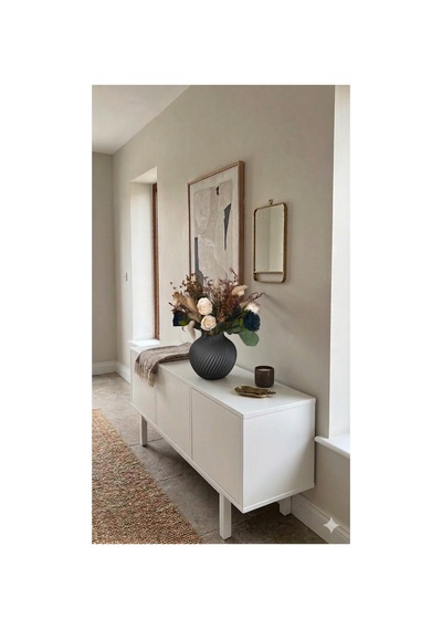 Modern 3d Baskı Dekoratif Vazo Minimal Tasarım Ev Dekoru Salon Masa Vazosu 19x19cm Gri