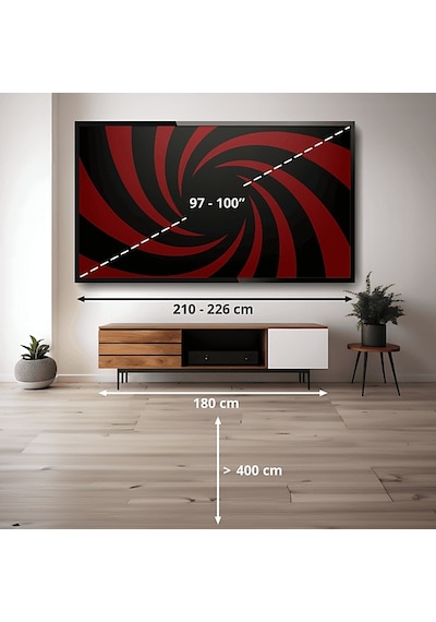LG 100QNED86A6.APD 100" 254 Ekran Uydu Alıcılı Smart 4k Uhd Qned Tv