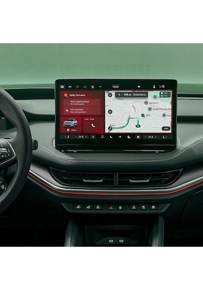 Skoda Elroq Uyumlu 13 İnç Ekran Koruyucu Multimedya Parlak Nano 9H Nano Ekran Koruyucu