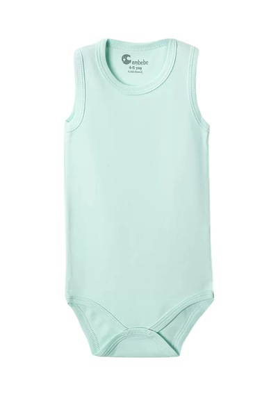 Gaye Bebe Yeşil Askılı Body Zıbın 7-12 Yaş Çocuklar İçin 3 Adet Alttan Çıtçıtlı Özel Gereksinimli Çok Renkli
