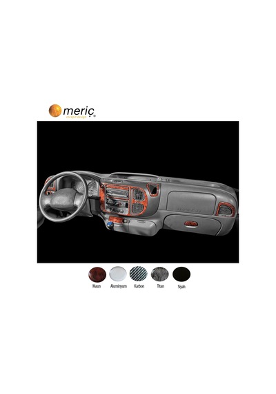 Meriç® Ford Transit Ön Torpido Kaplama 15 Parça 2000-2006 (530158077)
