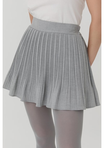Fashion Cocktail Astarı Şortlu Pileli Pliseli Beli Lastikli Ofis Günlük Gecelik Mini Dalgalı Hareketli Şort Etek Gri Fashion Cocktail Astarı Şortlu Pileli Pliseli Beli Lastikli Ofis Günlük Gecelik Mini Dalgalı Hareketli Şort Etek Gri